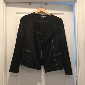 Quilted Moto Jacket - small petite